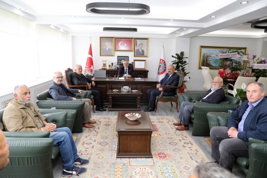 BELEDİYE BŞK ZİYARETİ